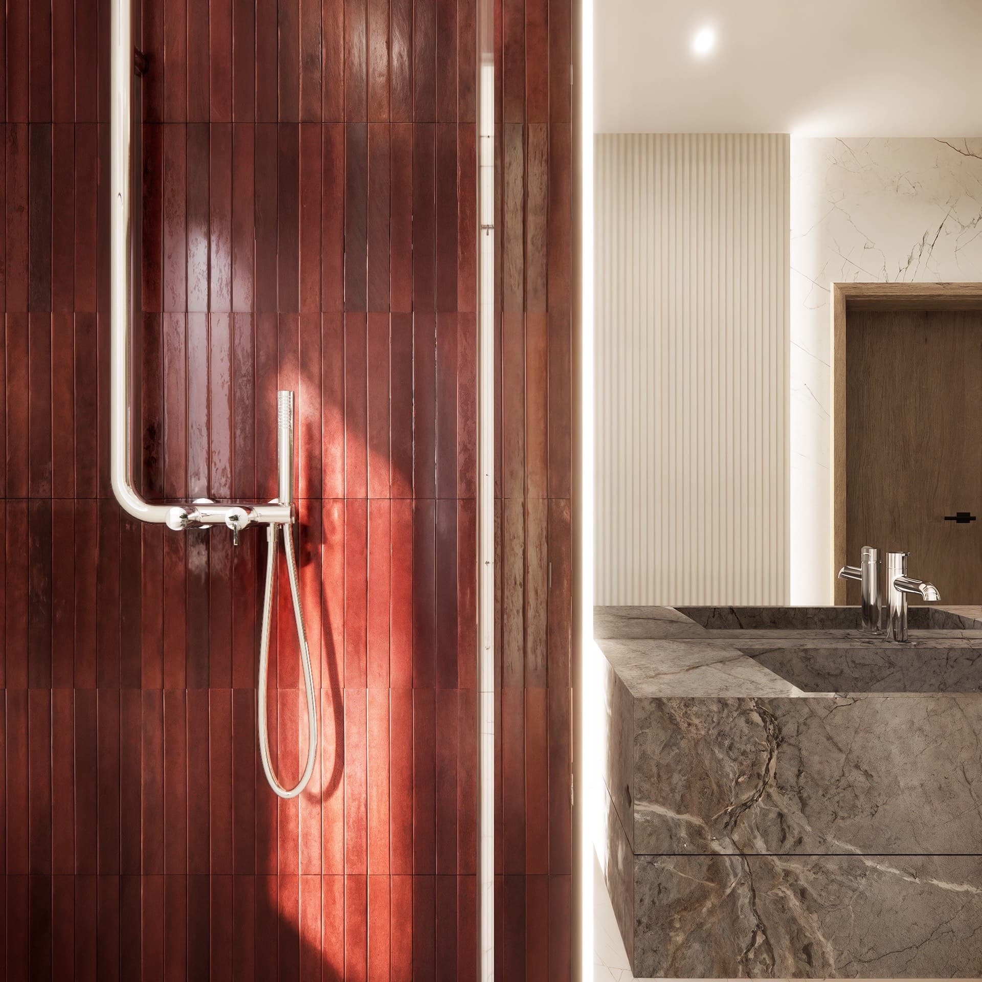 Wizualizacja wnetrza autorstwa Dominika Szyndlarewicza